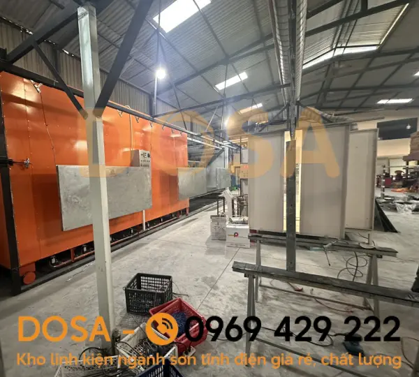 Dịch vụ kỹ thuật thiết bị sơn tĩnh điện của DOSA