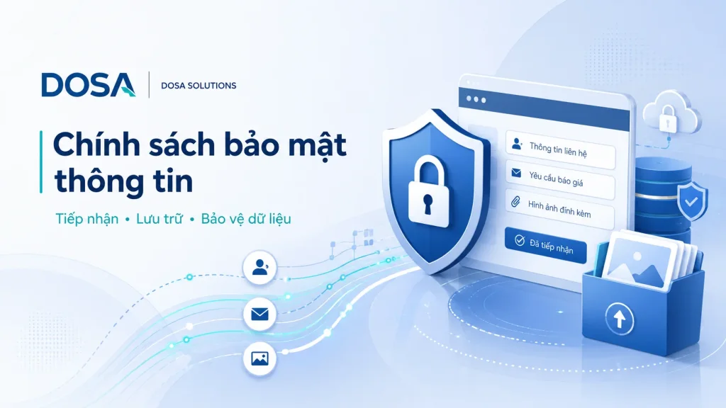 chính sách bảo mật thông tin dosa
