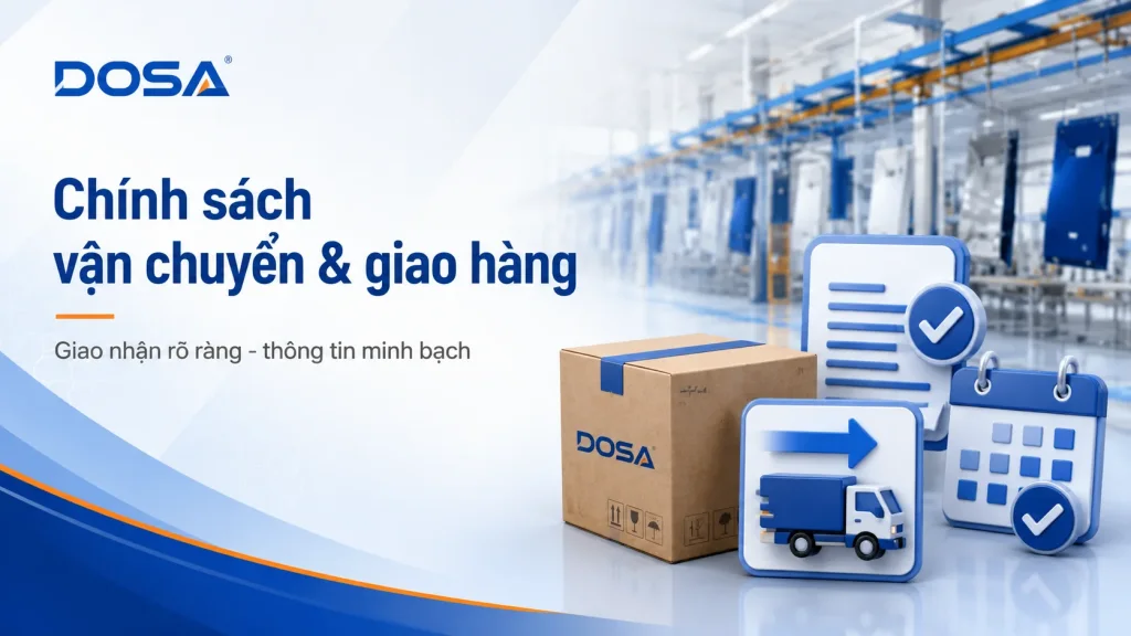 dosa chính sách vận chuyển giao hàng