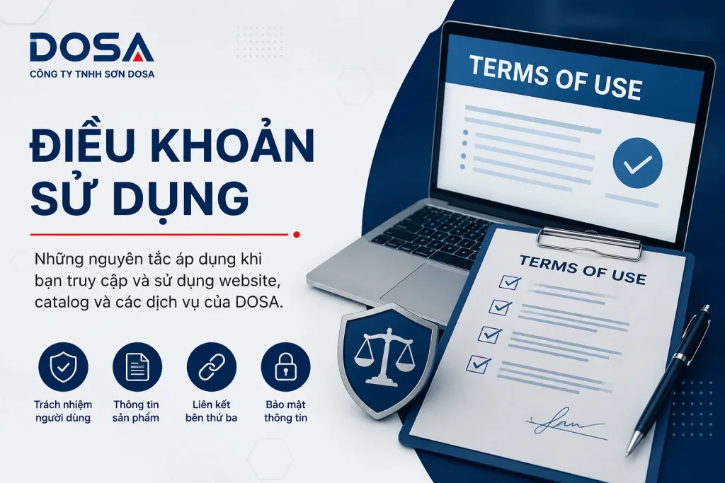 dosa Điều khoản sử dụng
