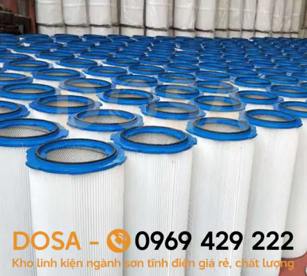 Filter lọc bụi trong hệ thống buồng phun sơn tĩnh điện