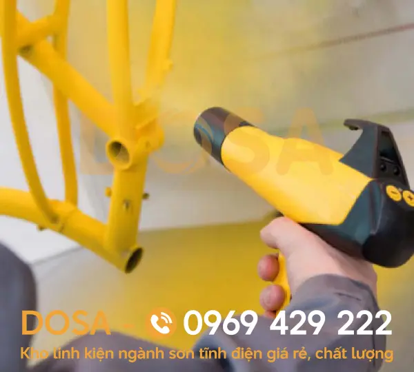 Tay súng phun sơn tĩnh điện KCL-N90 chất lượng, bền bỉ