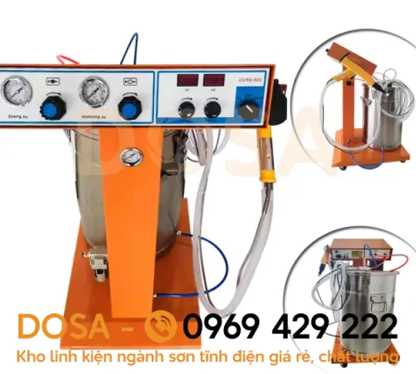 Súng phun sơn tĩnh điện Dotech siêu bền, chính hãng