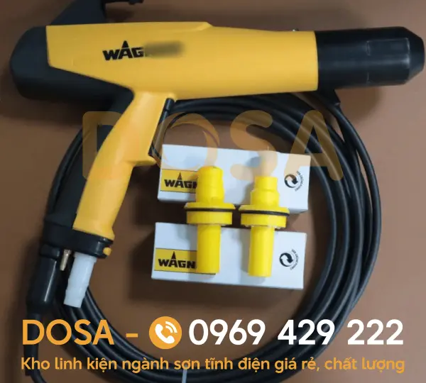 Súng phun sơn tĩnh điện cũ Wagner X1 chính hãng, giá rẻ