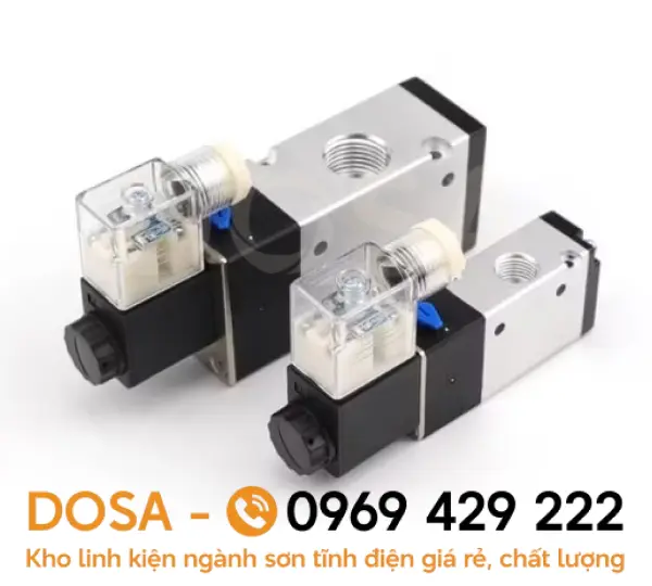 Van điện từ khí nén 12V chính hãng, giá rẻ nhất hiện nay