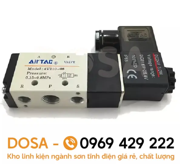 Van điện từ khí nén 12V chính hãng, giá rẻ nhất hiện nay