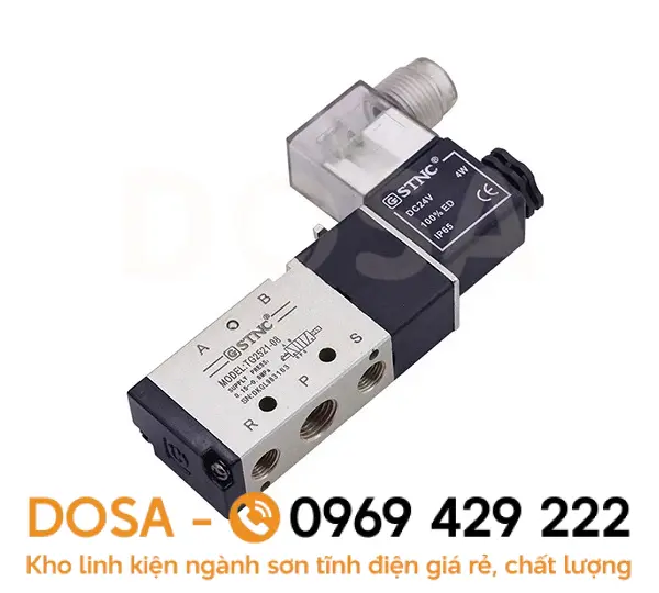 Van điện từ khí nén 12V chính hãng, giá rẻ nhất hiện nay