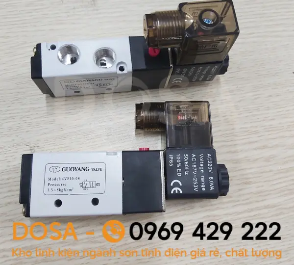Van điện từ khí nén 1 chiều chính hãng, giá cạnh tranh