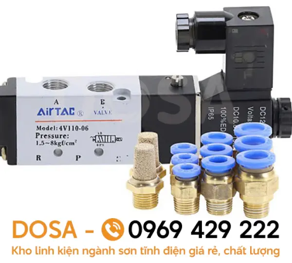 Van điện từ khí nén 2 chiều siêu bền, giá tốt nhất tại Việt Nam