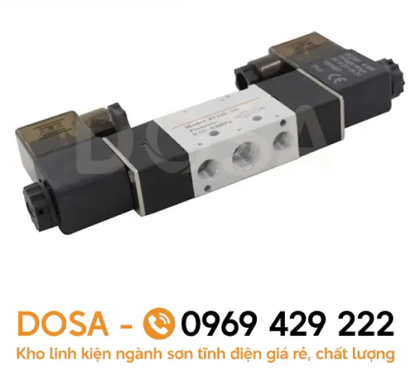 Van điện từ Airtac 4V220-08 chính hãng, giá rẻ nhất hiện nay