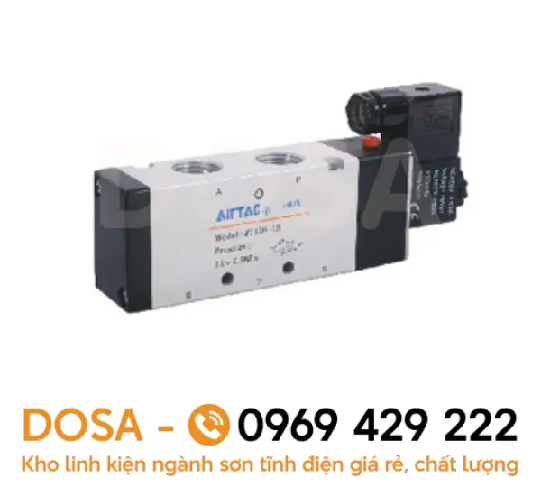 Van điện từ Airtac 24V siêu bền, giá rẻ nhất thị trường