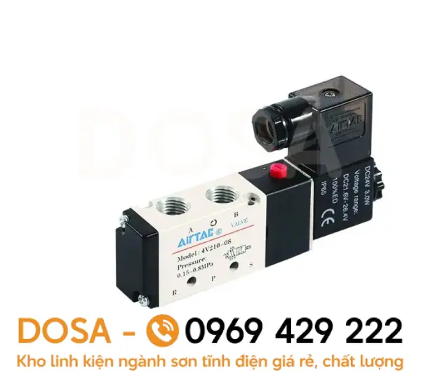 Van điện từ Airtac 4V210-08 24VDC chất lượng cao, giá rẻ