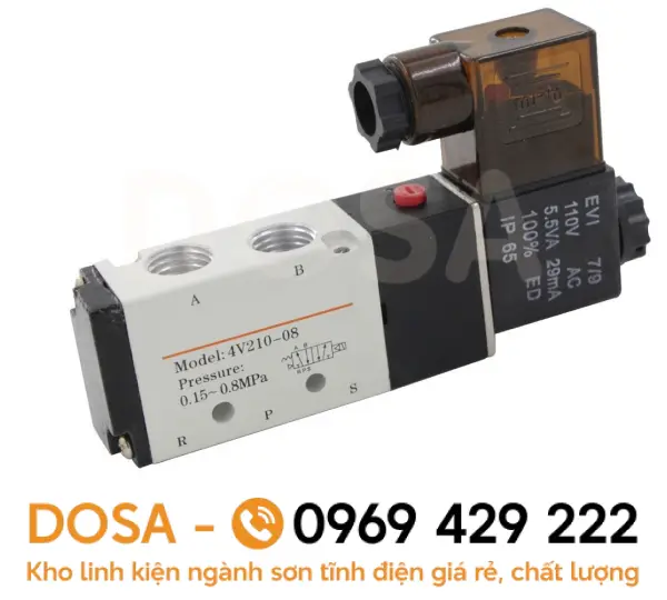 Van điện từ Airtac 4V210-08 24VDC chất lượng cao, giá rẻ