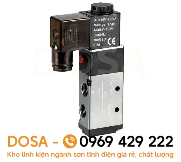 Van điện từ Airtac 4V210-08 24VDC chất lượng cao, giá rẻ