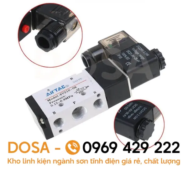 Van điện từ Airtac chất lượng cao, giá rẻ nhất tại Việt Nam