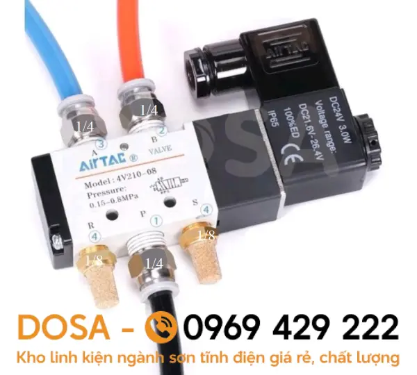 Van điện từ Airtac chất lượng cao, giá rẻ nhất tại Việt Nam