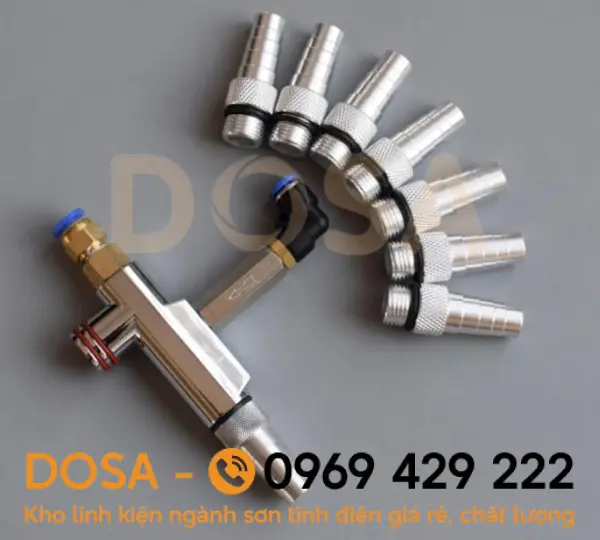 Bộ bơm bột sơn tĩnh điện DoSa - S1 hoạt động ổn định, giá rẻ