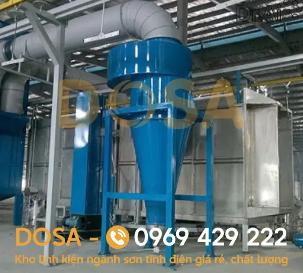 Benefits of a powder coating recovery cyclone