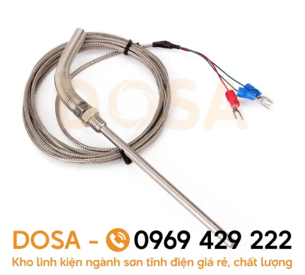 Cảm biến nhiệt độ PT100 3 dây siêu bền, giá rẻ nhất hiện nay