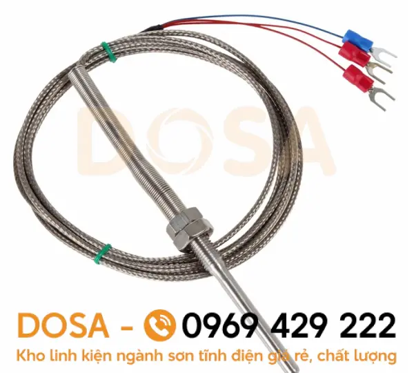 Cảm biến nhiệt độ PT100 3 dây siêu bền, giá rẻ nhất hiện nay
