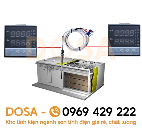 Cảm biến nhiệt độ PT100 6 dây chính hãng, an toàn, giá rẻ