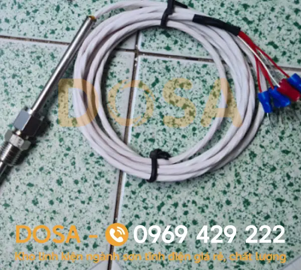Cảm biến nhiệt độ PT100 6 dây chính hãng, an toàn, giá rẻ