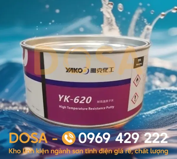 Bột trét sơn tĩnh điện YK - 620 chịu nhiệt tốt, giá rẻ