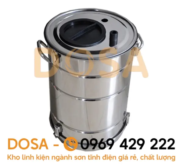 Thùng đựng bột sơn tĩnh điện KCL-N90 inox