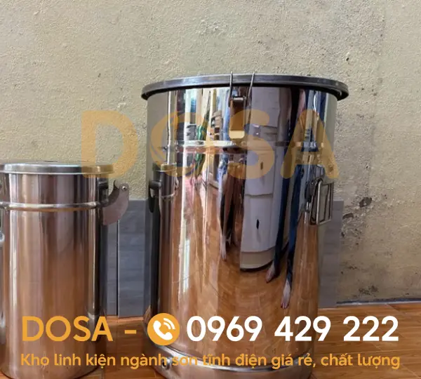 Thùng đựng bột sơn tĩnh điện KCI bằng inox siêu bền giá rẻ