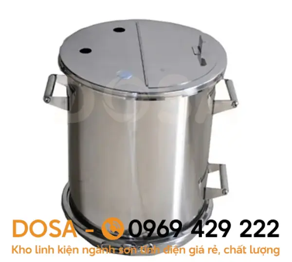 Thùng đựng bột sơn tĩnh điện KCI bằng inox siêu bền giá rẻ