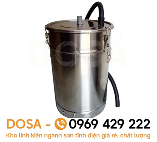 Thùng đựng bột sơn tĩnh điện KCI bằng inox