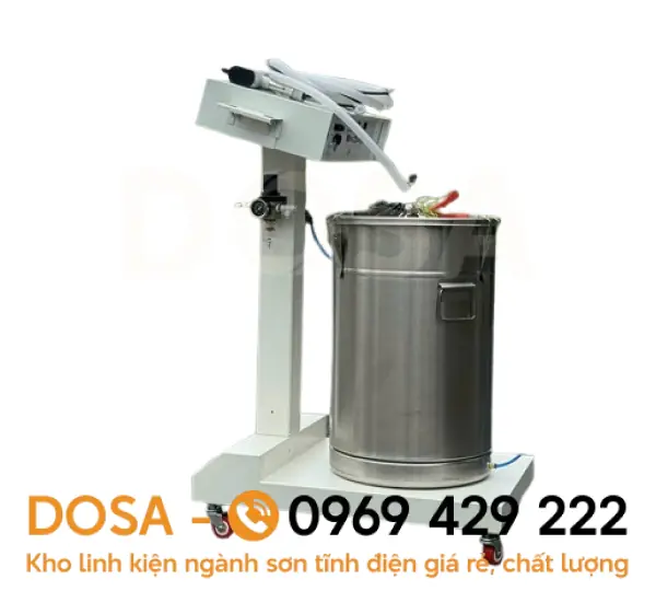 Thùng đựng bột sơn tĩnh điện Kwang 201 bằng inox siêu bền