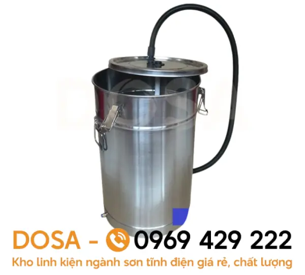 Thùng đựng bột sơn tĩnh điện Kwang 201 bằng inox