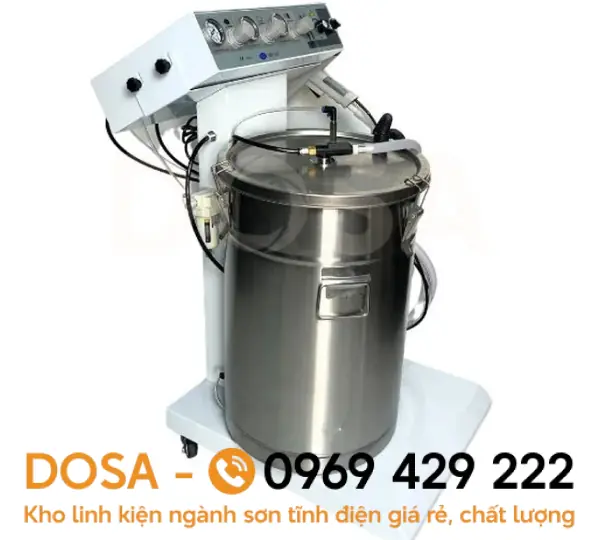 Thùng đựng bột sơn tĩnh điện Kwang 201 bằng inox siêu bền