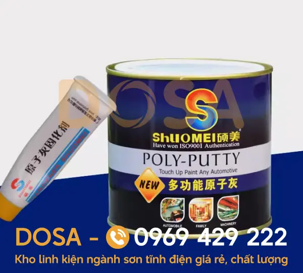 Bột trét chịu nhiệt cho sơn tĩnh điện chất lượng, giá rẻ