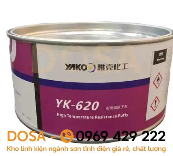 Bột trét chịu nhiệt cho sơn tĩnh điện chất lượng, giá rẻ