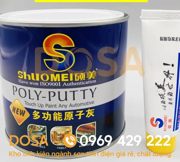 Bột trét chịu nhiệt cho sơn tĩnh điện