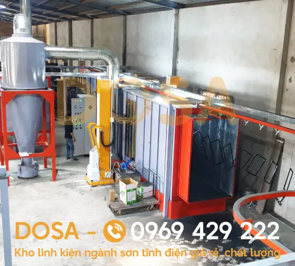 Top 5 đơn vị lắp đặt lò sơn tĩnh điện tại Thái Nguyên uy tín