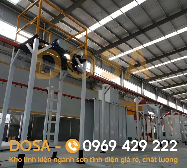 Nhận lắp đặt lò sơn tĩnh điện tại Vĩnh Long, Bến Tre chuyên nghiệp