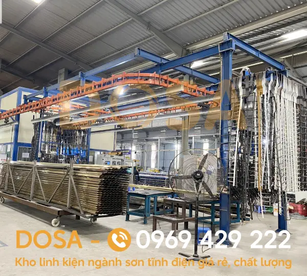 Nhận lắp đặt lò sơn tĩnh điện tại Vĩnh Long, Bến Tre chuyên nghiệp