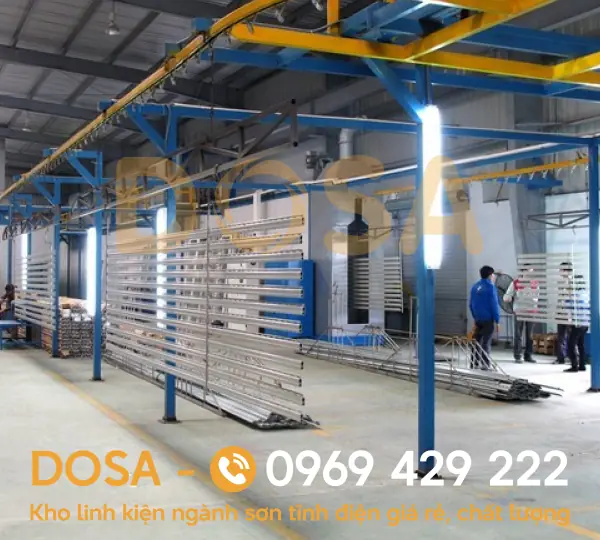 Top 9 xưởng gia công sơn tĩnh điện tại Hà Nội chuyên nghiệp