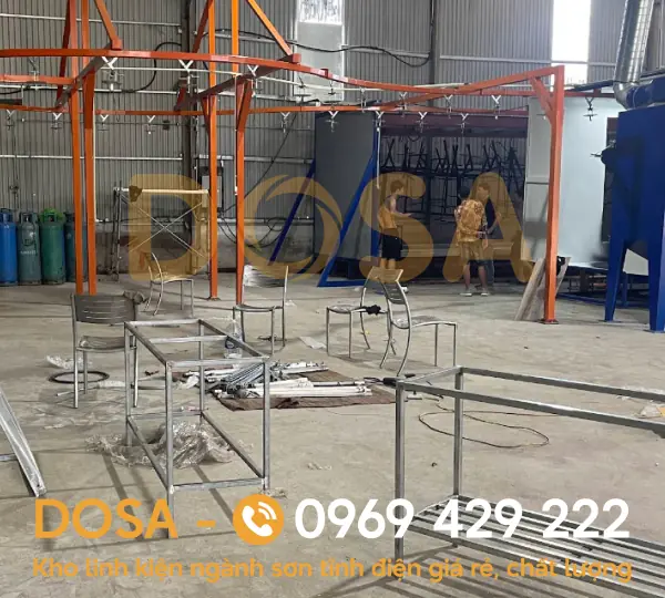 Top 9 xưởng gia công sơn tĩnh điện tại Hà Nội chuyên nghiệp