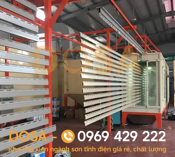 Báo giá lắp đặt dây chuyền sơn tĩnh điện mới nhất 2026