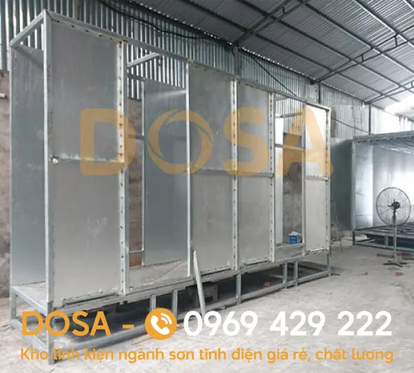 Dây chuyền sơn tĩnh điện thủ công hiệu suất cao, giá ưu đãi