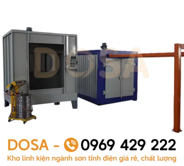 Hệ thống dây chuyền sơn tĩnh điện mini giá cạnh tranh