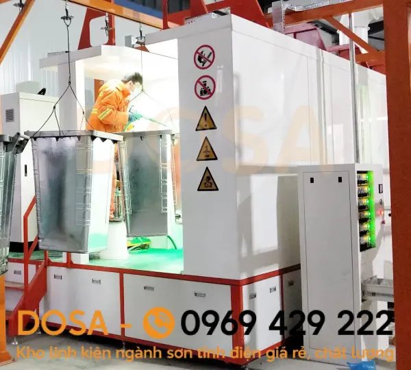 Hệ thống dây chuyền sơn tĩnh điện mini giá cạnh tranh