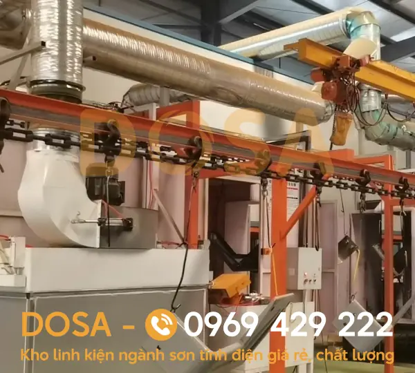 Đơn vị bán dây chuyền sơn tĩnh điện hỗ trợ kỹ thuật tận nơi