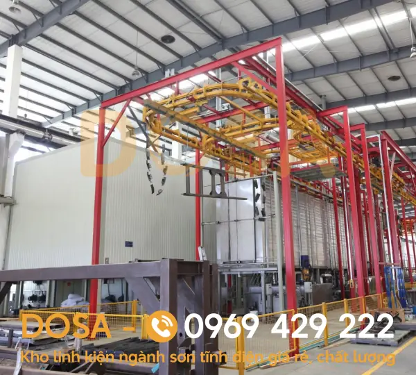 Đơn vị bán dây chuyền sơn tĩnh điện hỗ trợ kỹ thuật tận nơi