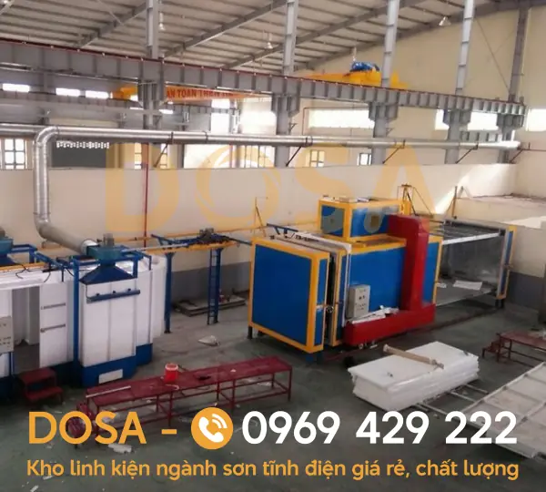 Chuyên bán hệ thống sơn tĩnh điện hiện đại, giá cạnh tranh