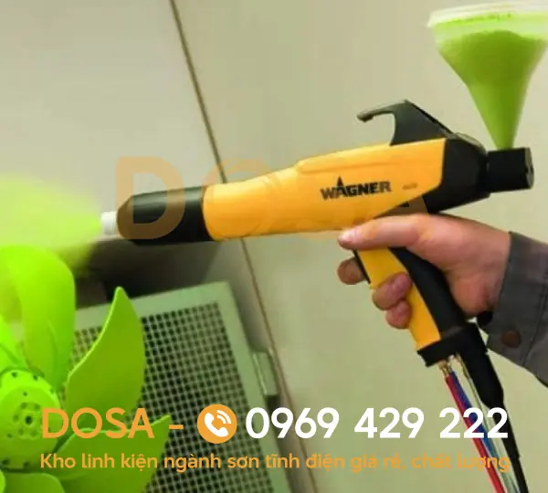 Cấu tạo súng phun sơn tĩnh điện & cách sử dụng hiệu quả